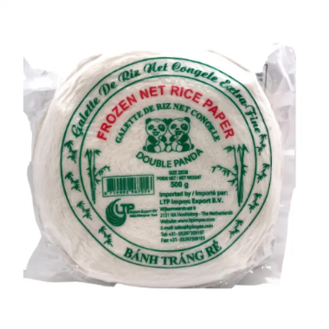 Twin Rabbit Brown Rice Paper / Banh Trang Gao Luc (22 cm) 10 oz