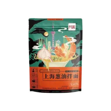 A-KUAN Shanghai Dry Noodle Shallot 105G