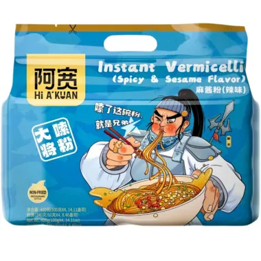 A-KUAN Vermicelli (Spicy Sesame) 12x4x100g CN