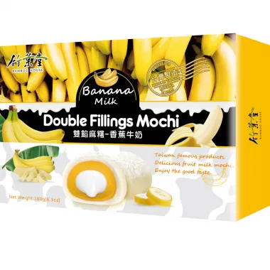 BAMBOO HOUSE Double Filling Mochi Banana 24x180g TW