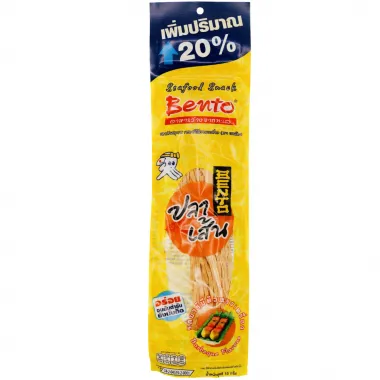 BENTO Seafood Snack (Barbecue) 72x15g TH