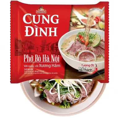 CUNG ĐÌNH Beef Rice Noodle Pho Bo BUNDLE 3x30x70g VN