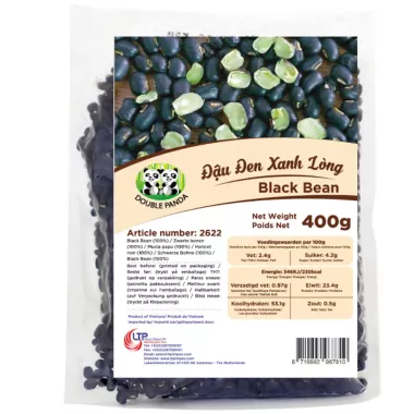 DOUBLE PANDA Black Bean Dau Den xanh long 50x400g VN