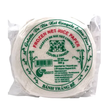 DOUBLE PANDA Frozen Net Rice Paper: Bánh Tráng Rế (22cm) 500G