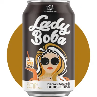 LADY BOBA Bubble Tea Brown Sugar 24x315ml TW