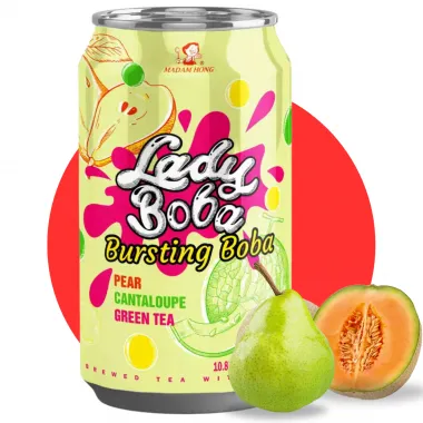 LADY BOBA Pear & Cantaloupe Tea 24x320ml TW