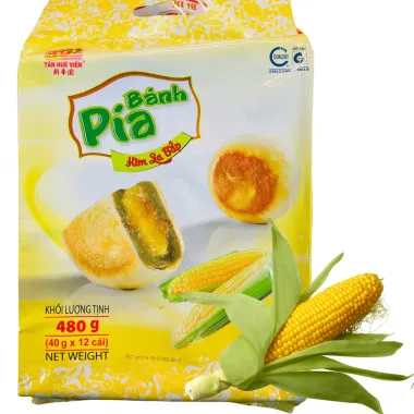 TÂN HUÊ VIÊN Pia Cake - Liusha Corn 20x480g VN
