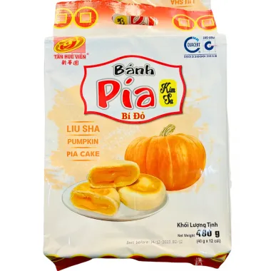 TÂN HUÊ VIÊN Pia Cake - Liusha Pumkin 20x480g VN