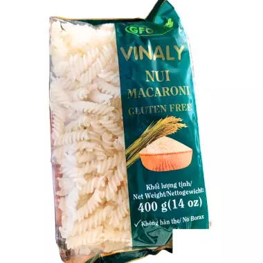 VINALY Rice Macaroni Nui Gạo 12x400g VN