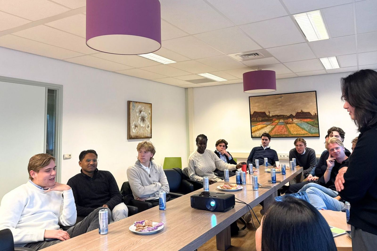 Welcome students from IBHS Amsterdam to our LTP Import Export B.V. office in Hoofddorp