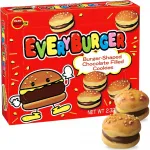 BOURBON Burger Shaped Chocolate Biscuit 10x8x66g JP