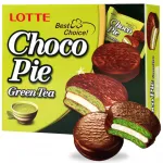 LOTTE Green Tea Chocolate Pie 8x336g KR