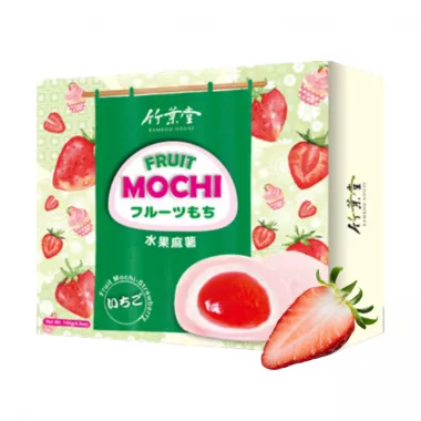 BAMBOO HOUSE Strawberry Fruit Mochi 36x120g TW