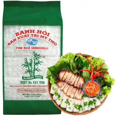 BAMBOO TREE Thin Rice Vermicelli Banh Hoi 30x340g VN