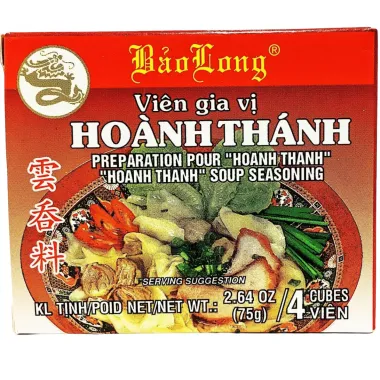 BẢO LONG Soup Powder Wonton Soup 6x12x75g VN