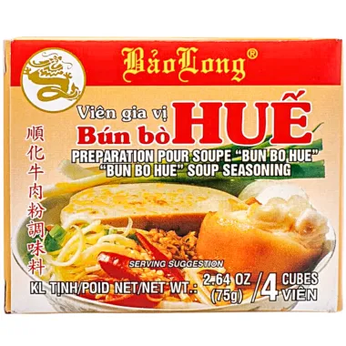 BẢO LONG Soupe Powder: Bún Bò Huế 12x12x75g VN