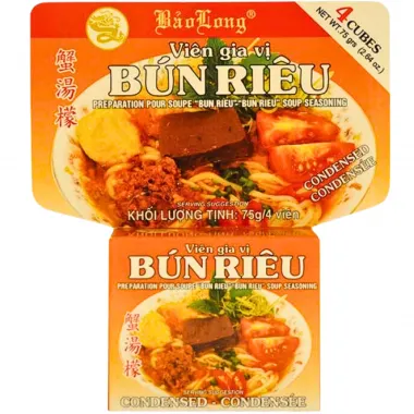 BẢO LONG Soupe Powder: Bún Riêu 12x12x75g VN