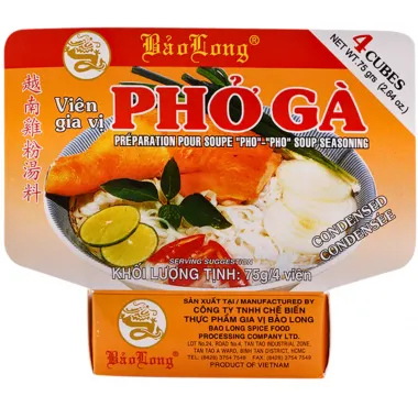 BAO LONG Soup Powder For Pho Ga 12x(12x75g) VN