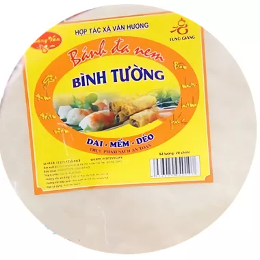 BINH TUONG Rice Paper For Cha Gio 100x100g VN