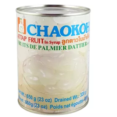 CHAOKOH Palm Seed (Attap) In Syrup 24x650g TH