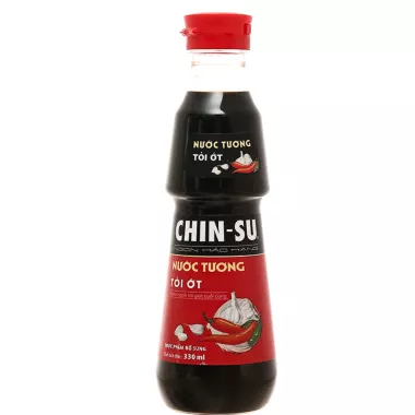 CHINSU Soy Sauce Spicy Xì Dầu Tỏi Ớt 24x330ml VN