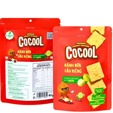 COCOOL Durian Coconut Cracker 40x80g VN