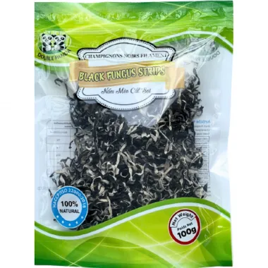 DOUBLE PANDA Black Fungus Strip Nam Meo Cat Soi 50x100g VN