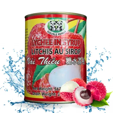 DOUBLE PANDA Canned Lychee In Syrup 24x567g VN