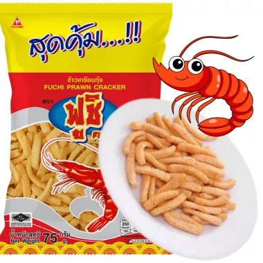 FUCHI Shrimp Flavor Cracker 36x75g TH