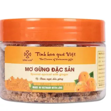 HONG LAM Dri. Salted Apricot Wth Ginger 60*200g VN