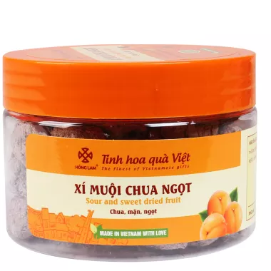 HONG LAM Dried Sweet And Sour Apricot 60*200g VN