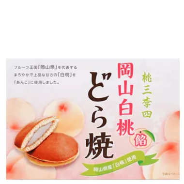 ICHIEIFOODS White Peach Dorayaki 12x216g JP