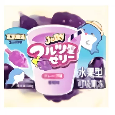 JJLD Fruit Shaped Grape Jelly 24x228g CN