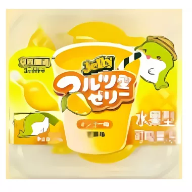 JJLD Fruit Shaped Mango Jelly 24x228g CN