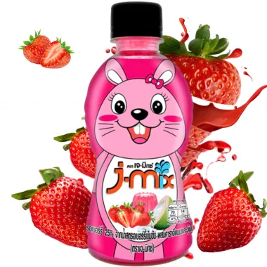 JMIX Strawberry Juice With Nata De Coco 36x270ml TH