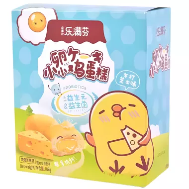 LEMANFEN Yellow Egg Shaped Cake 24x188g CN