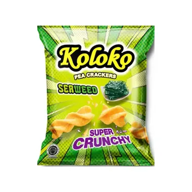 KOLOKO Seaweed Pea Cracker12x57g TW