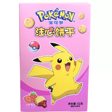 LEDA Pokemon Strawberry Biscuit 48x52g CN