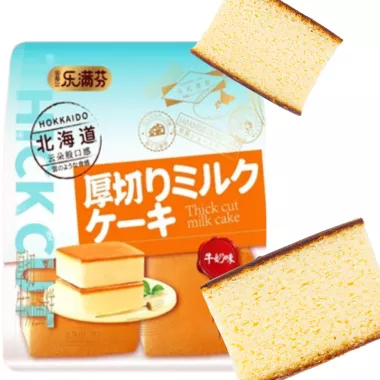 LEMANFEN Thick Cut Hokkaido White (M) Cake 18x225g CN