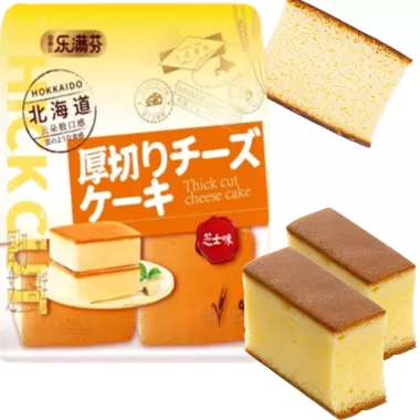 LEMANFEN Thick Cut Hokkaido Yellow Cake 18x225g CN