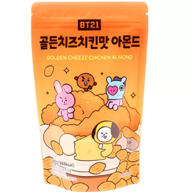 LINE FRIENDS BT21 Golden Yellow Chicken Almond 20x180g KR