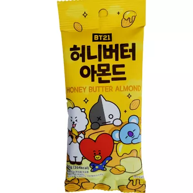 LINE FRIENDS BT21 Honey Yellow Flavor Almond 6x12x30g KR