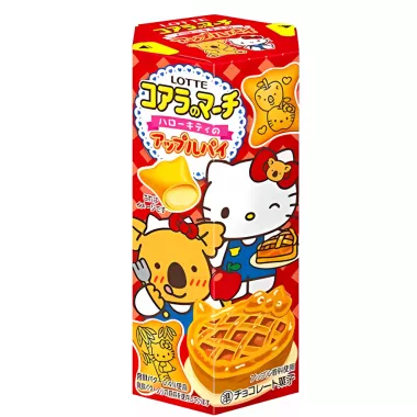 LOTTE Hello Kitty Apple Pie Chocolate Biscuits 10x8x46g JP