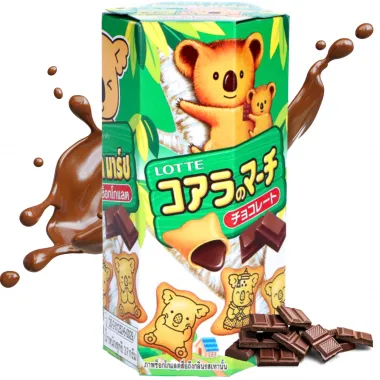 LOTTE Koala March Biscuits Chocolate Flavour 48x37g TH