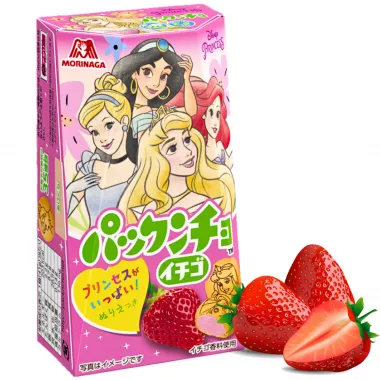 MORINAGA Pakkuncho Strawberry Biscuit 10x6x41g JP