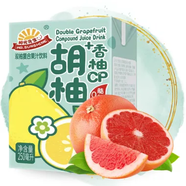MR SUNSHINE Double Grapefruit Compound Juice Drink 24x250ml CN