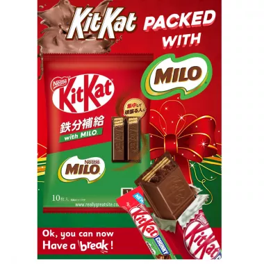 NETSLE Mini Milo Kit Kat (Iron Supplement) 24x116g JP