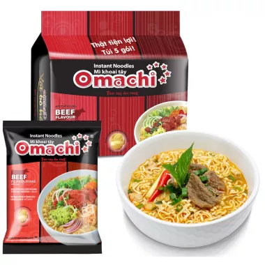 OMACHI Beef Flavor Potato Noodle 2x30x79g VN