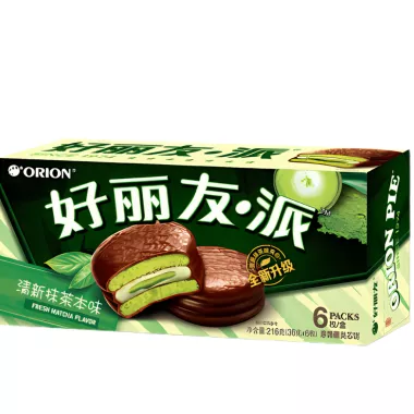 ORION Matcha & Chocolate Pie 16x216g CN