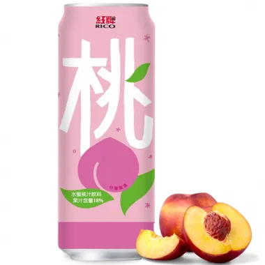 RICO Peach Juice Drink 24x490ml TW